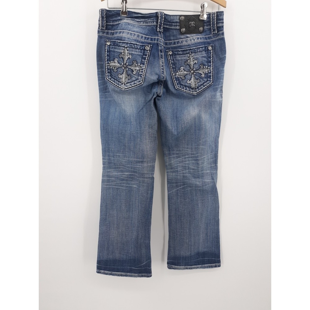 Miss Me Jeans Women's size 28 easy boot JE5342ER